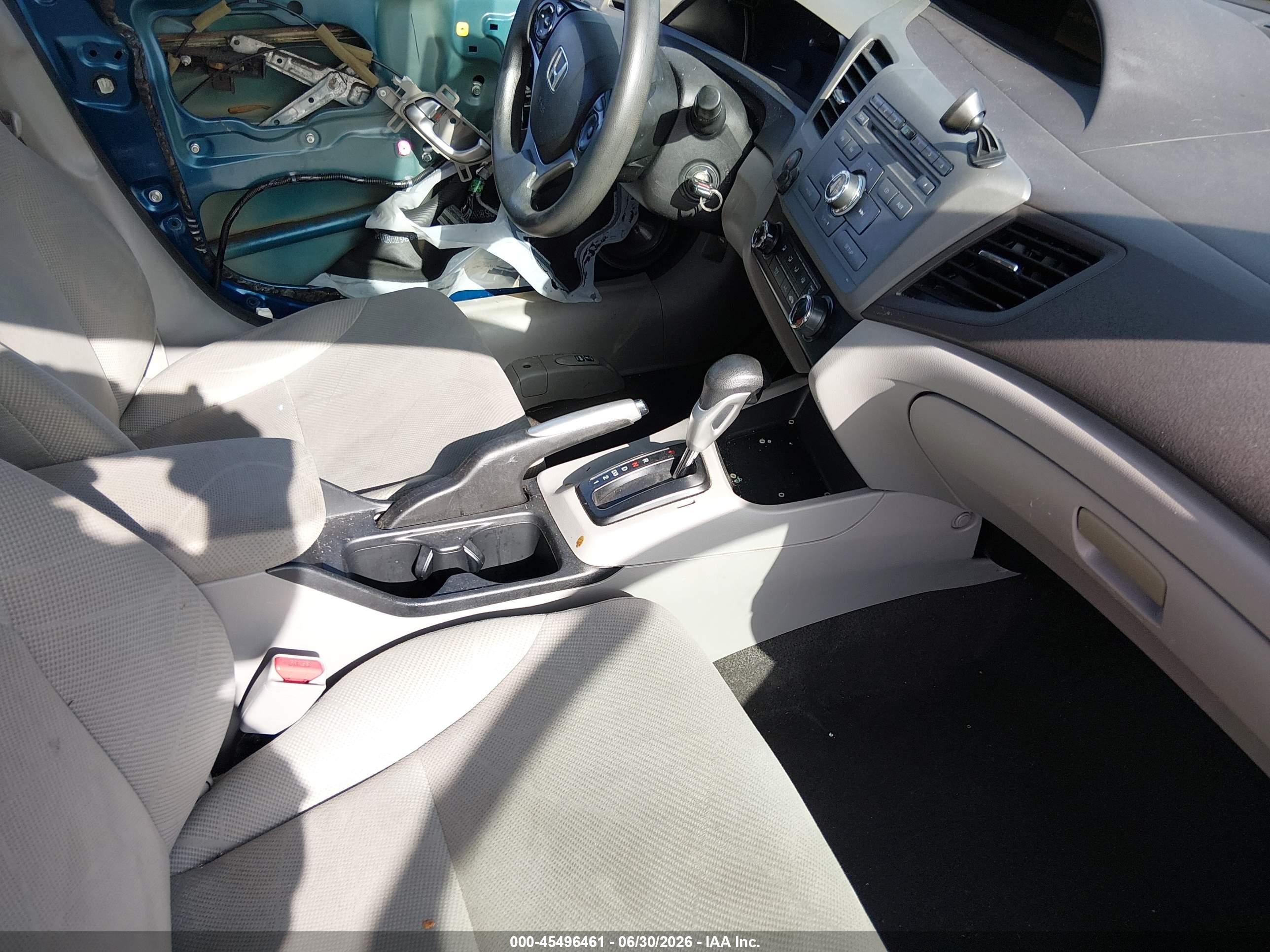 2012 Honda Civic Ex Синий vin: 19XFB2F8XCE341592