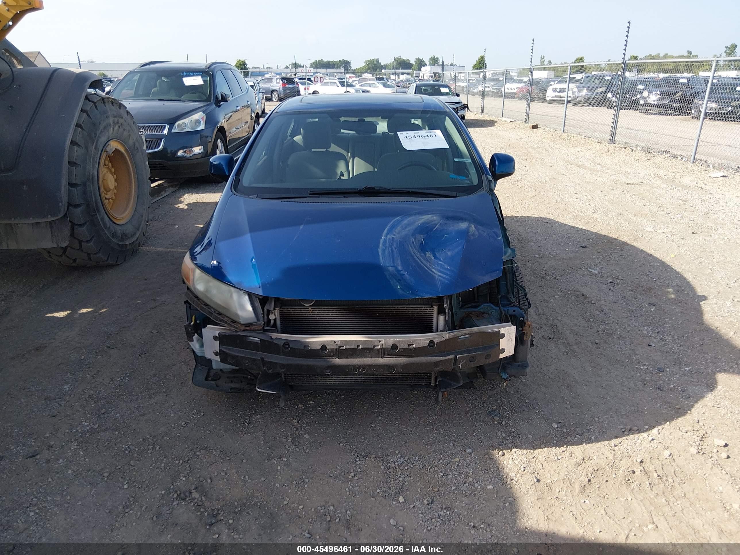 2012 Honda Civic Ex Синий vin: 19XFB2F8XCE341592