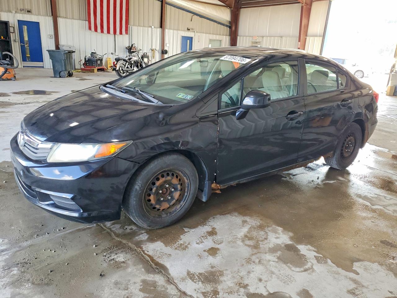 2012 Honda Civic Ex Black vin: 19XFB2F8XCE365116