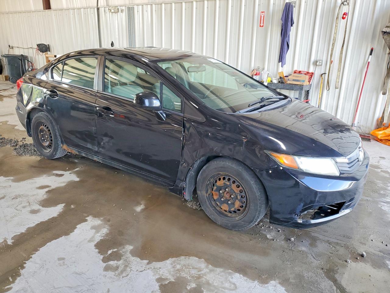 2012 Honda Civic Ex Black vin: 19XFB2F8XCE365116
