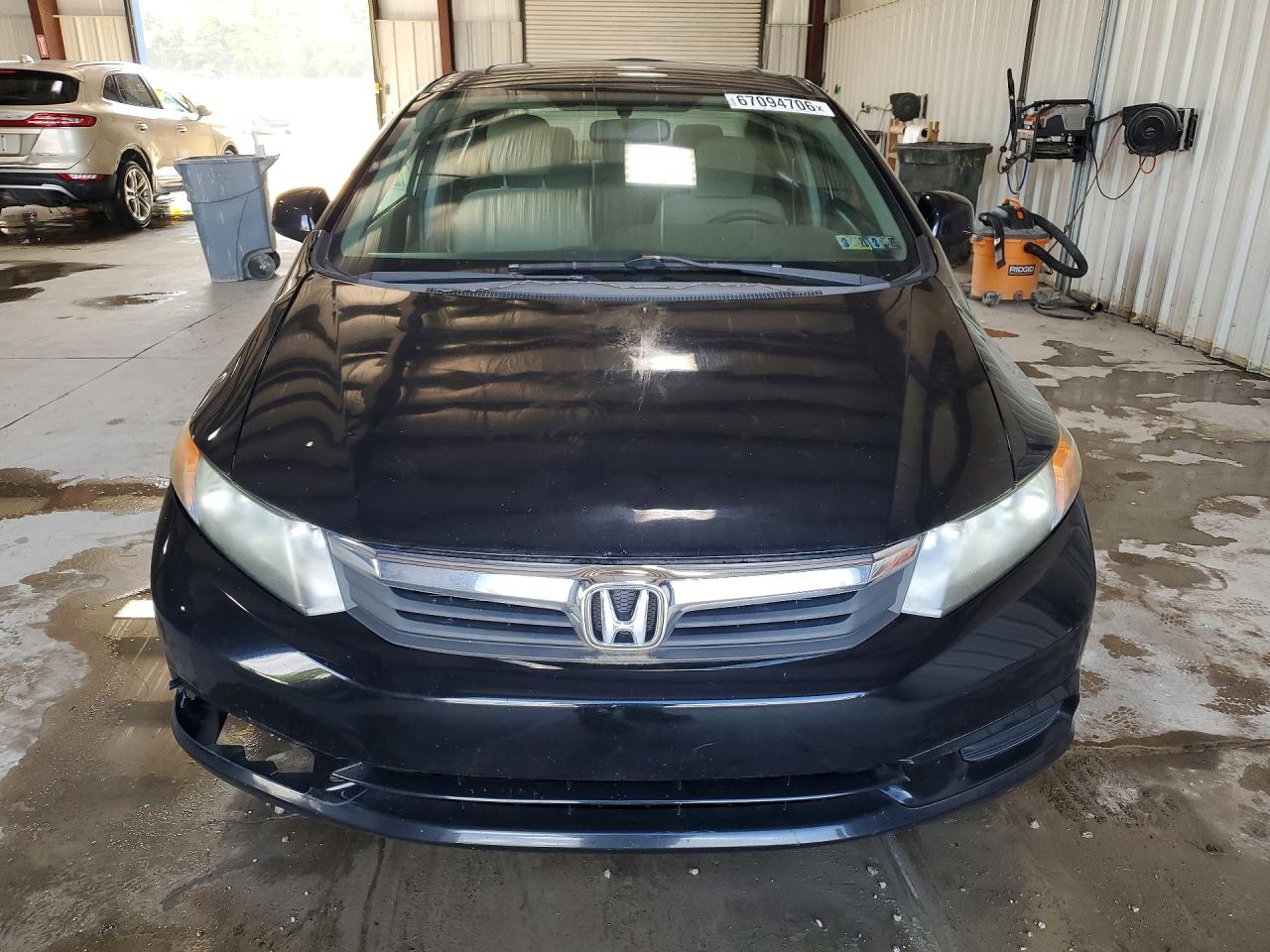 2012 Honda Civic Ex Black vin: 19XFB2F8XCE365116