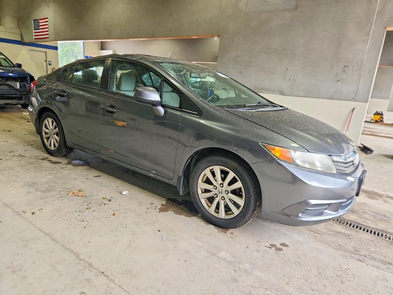 2012 Honda Civic Ex Gray vin: 19XFB2F8XCE382045