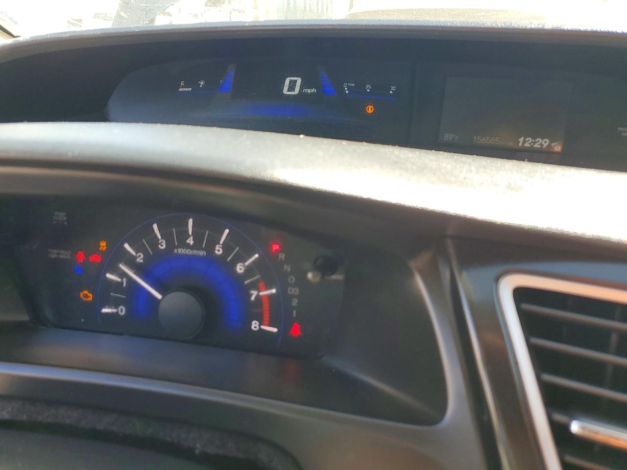 2013 Honda Civic Ex Угольный vin: 19XFB2F8XDE008164