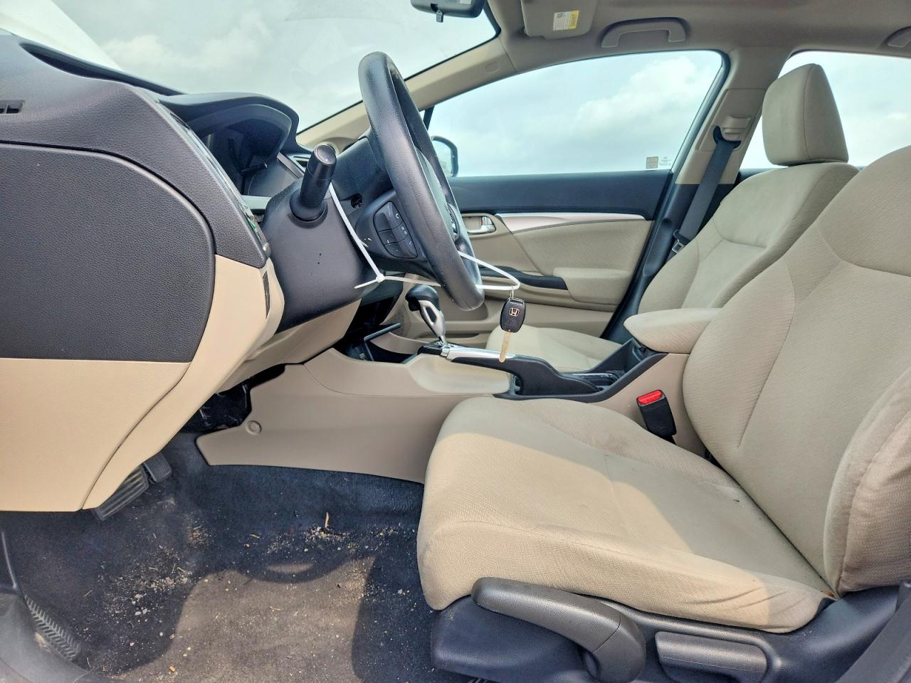 2013 Honda Civic Ex White vin: 19XFB2F8XDE034747