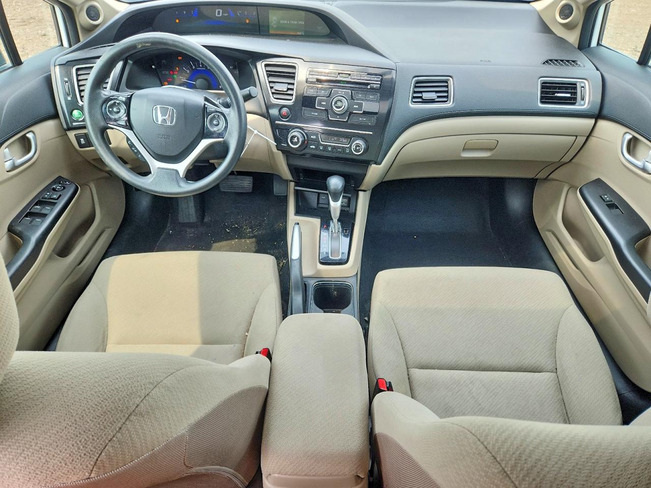 2013 Honda Civic Ex White vin: 19XFB2F8XDE034747