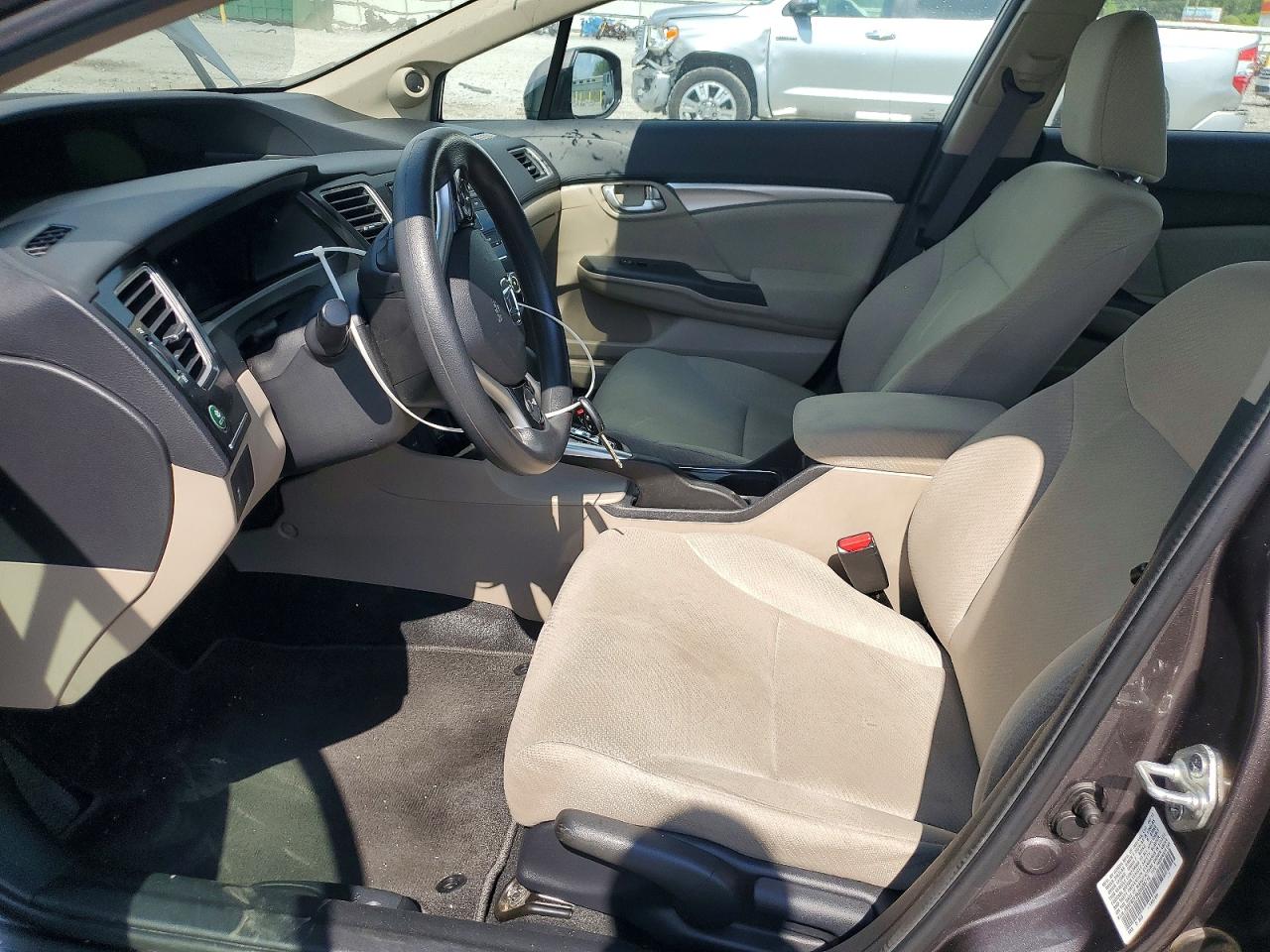 2013 Honda Civic Ex Серый vin: 19XFB2F8XDE035719