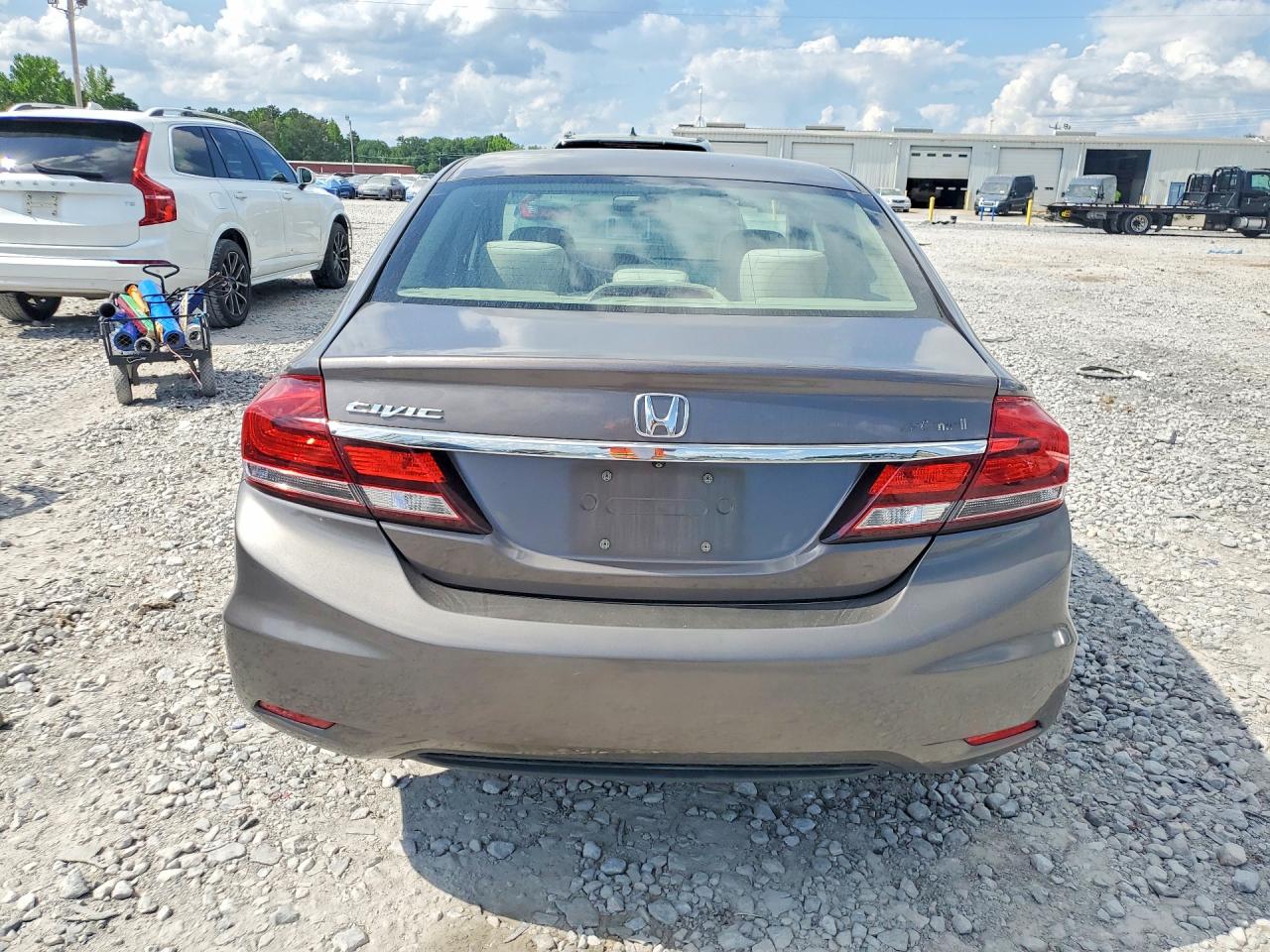 2013 Honda Civic Ex Серый vin: 19XFB2F8XDE035719