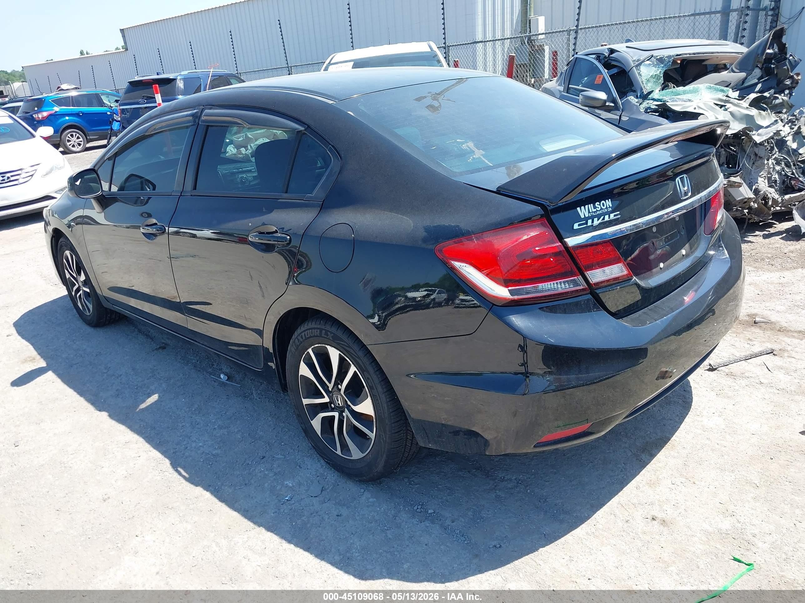 2013 Honda Civic Ex Black vin: 19XFB2F8XDE062273