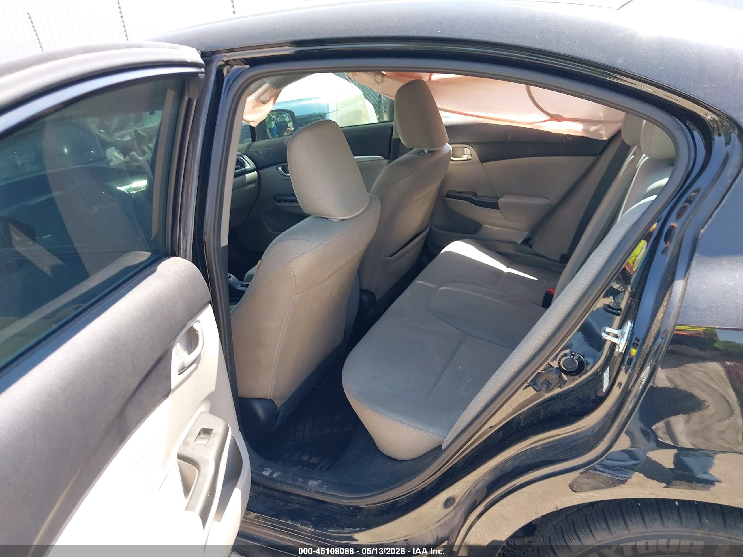 2013 Honda Civic Ex Black vin: 19XFB2F8XDE062273