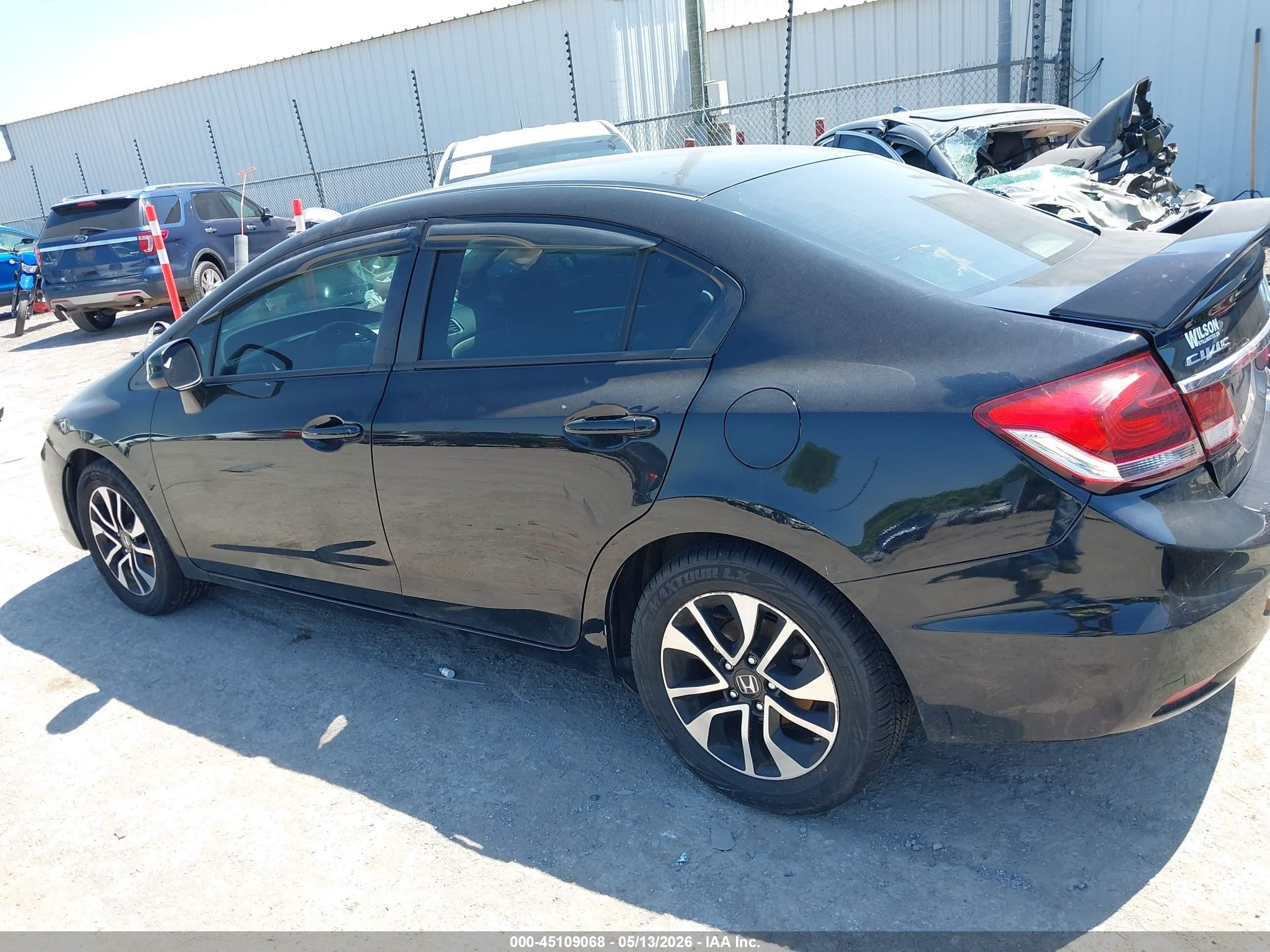 2013 Honda Civic Ex Black vin: 19XFB2F8XDE062273