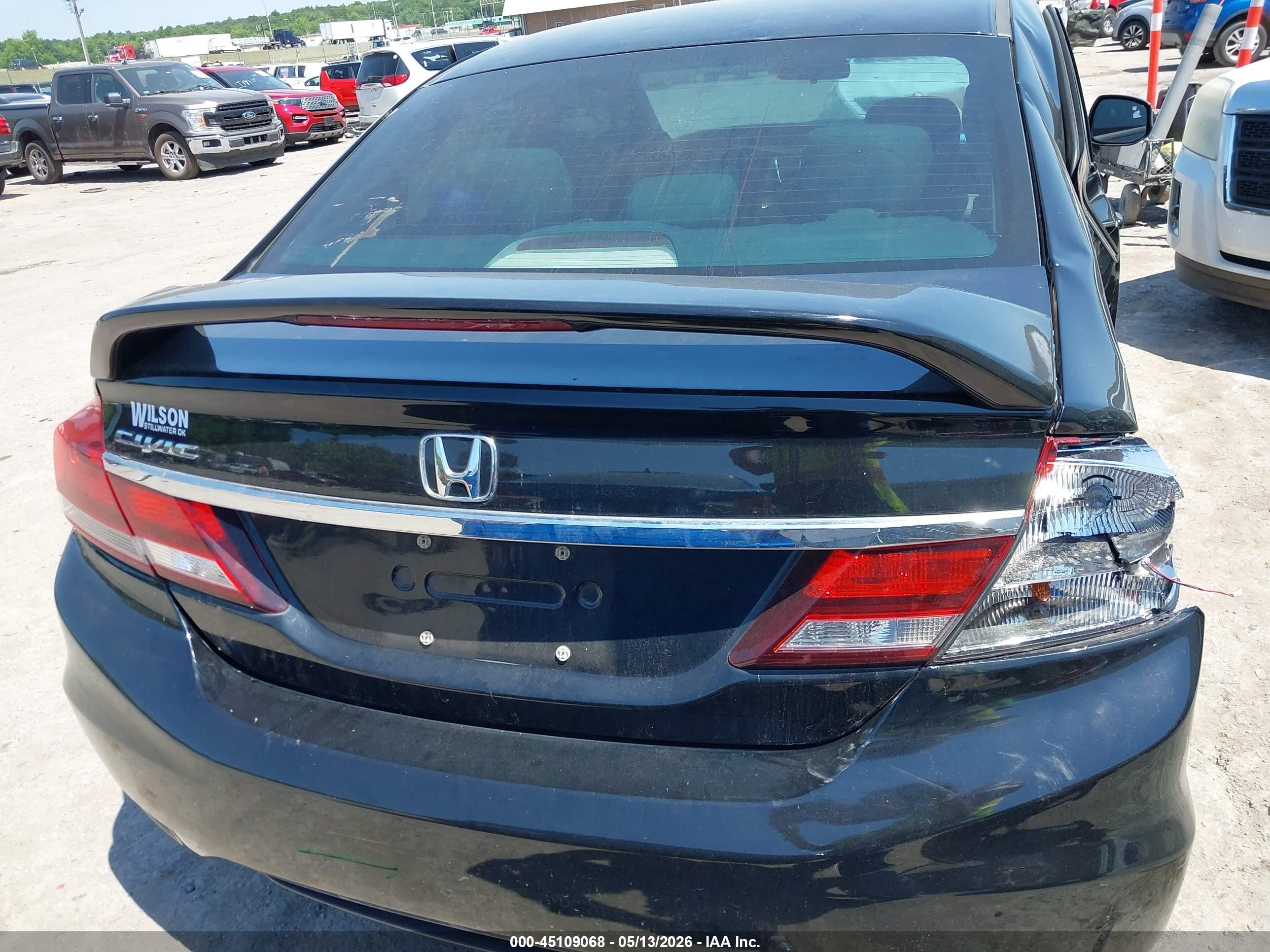 2013 Honda Civic Ex Black vin: 19XFB2F8XDE062273