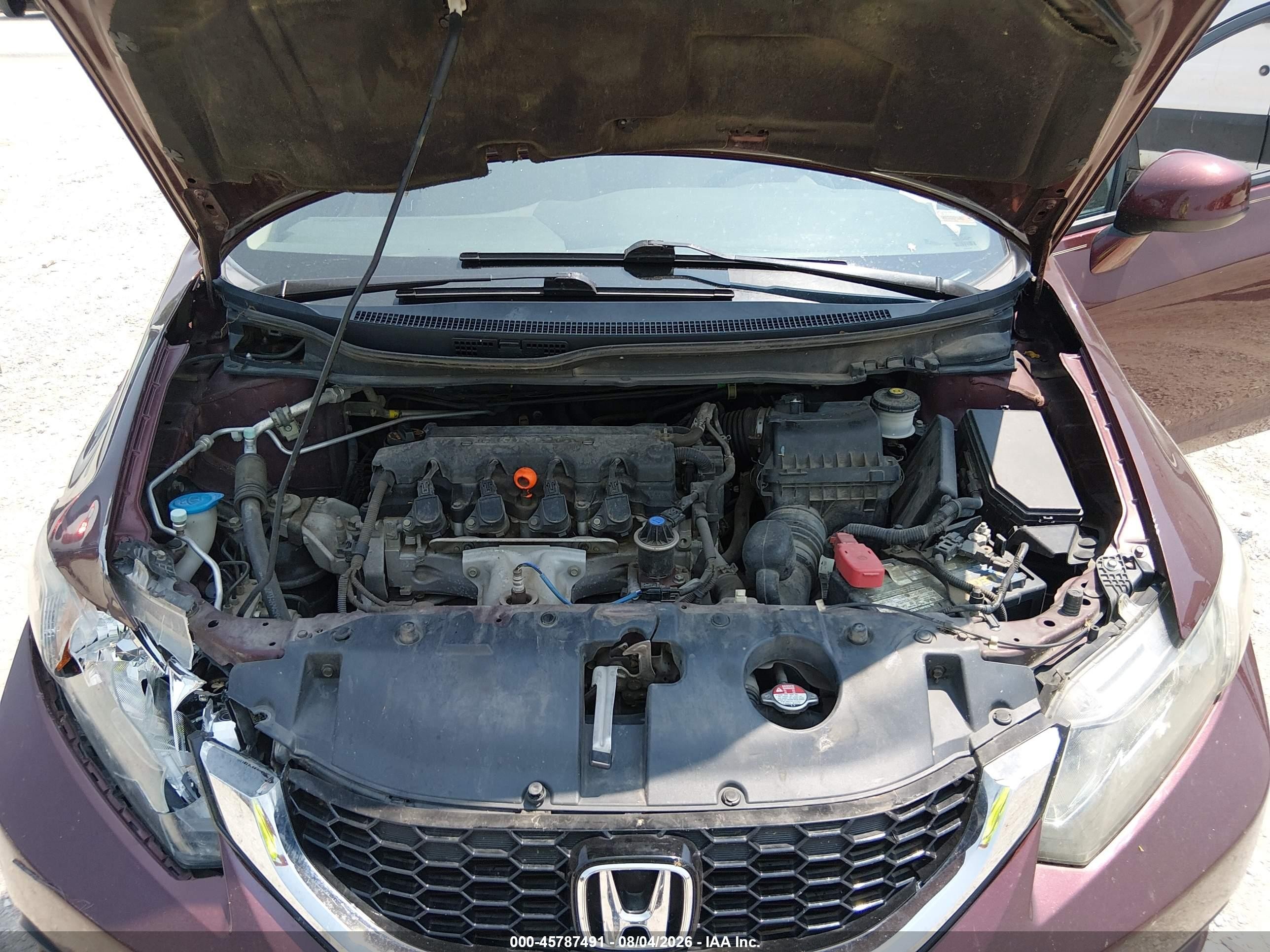 2013 Honda Civic Ex Красный vin: 19XFB2F8XDE062550