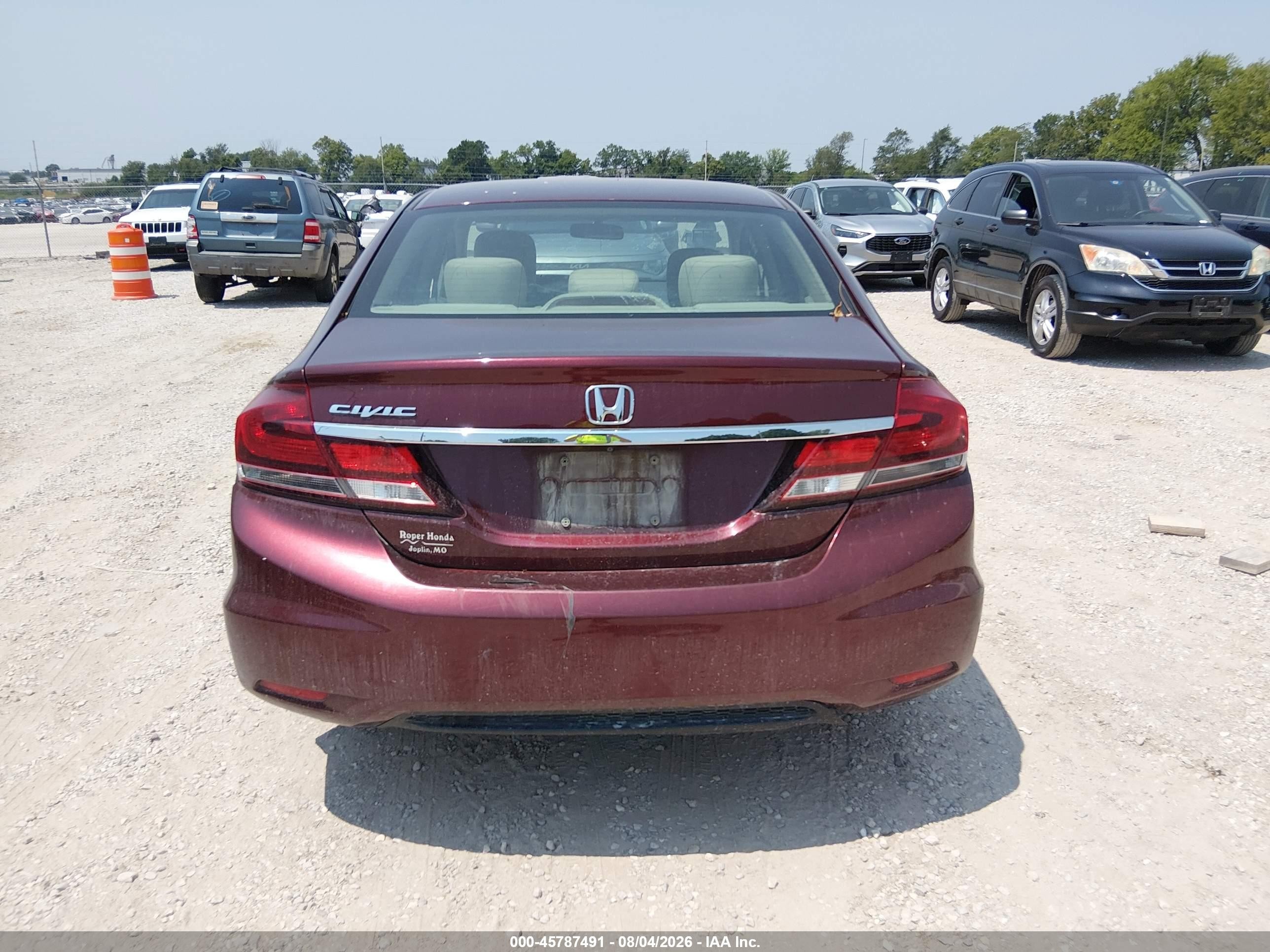 2013 Honda Civic Ex Красный vin: 19XFB2F8XDE062550