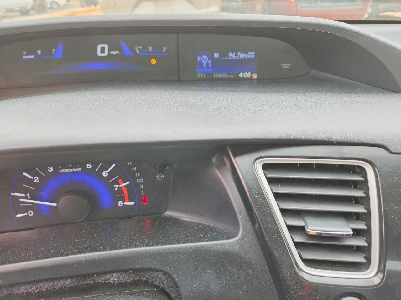 2013 Honda Civic Ex Black vin: 19XFB2F8XDE067392