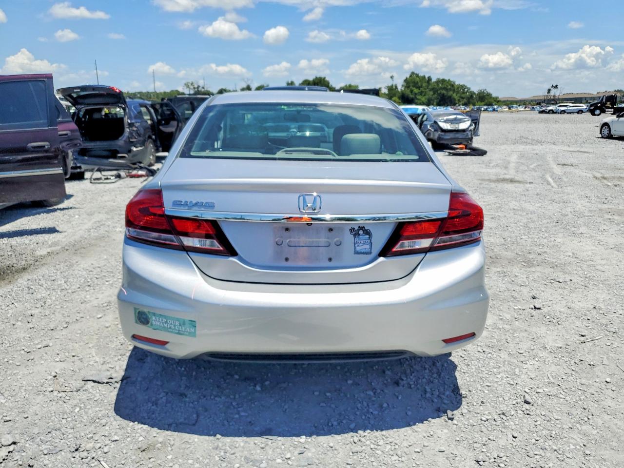 2013 Honda Civic Ex Silver vin: 19XFB2F8XDE072284
