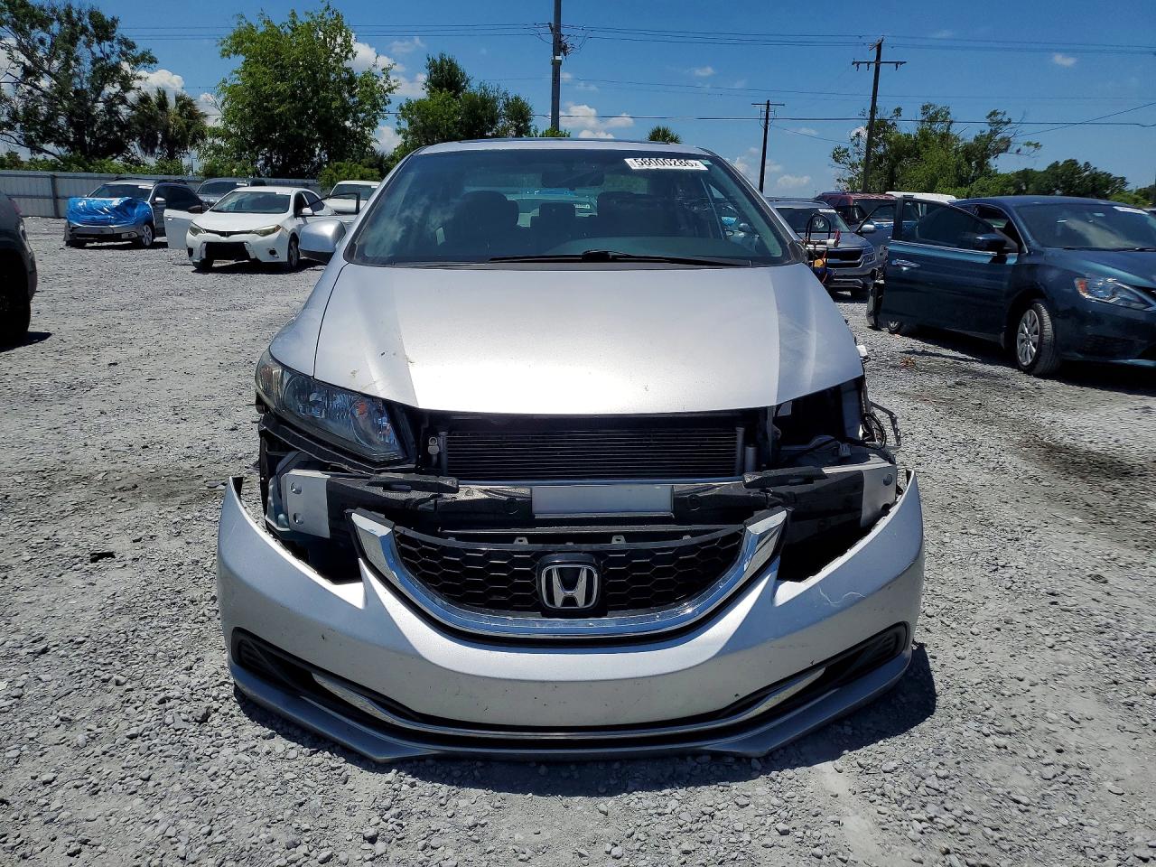 2013 Honda Civic Ex Silver vin: 19XFB2F8XDE072284