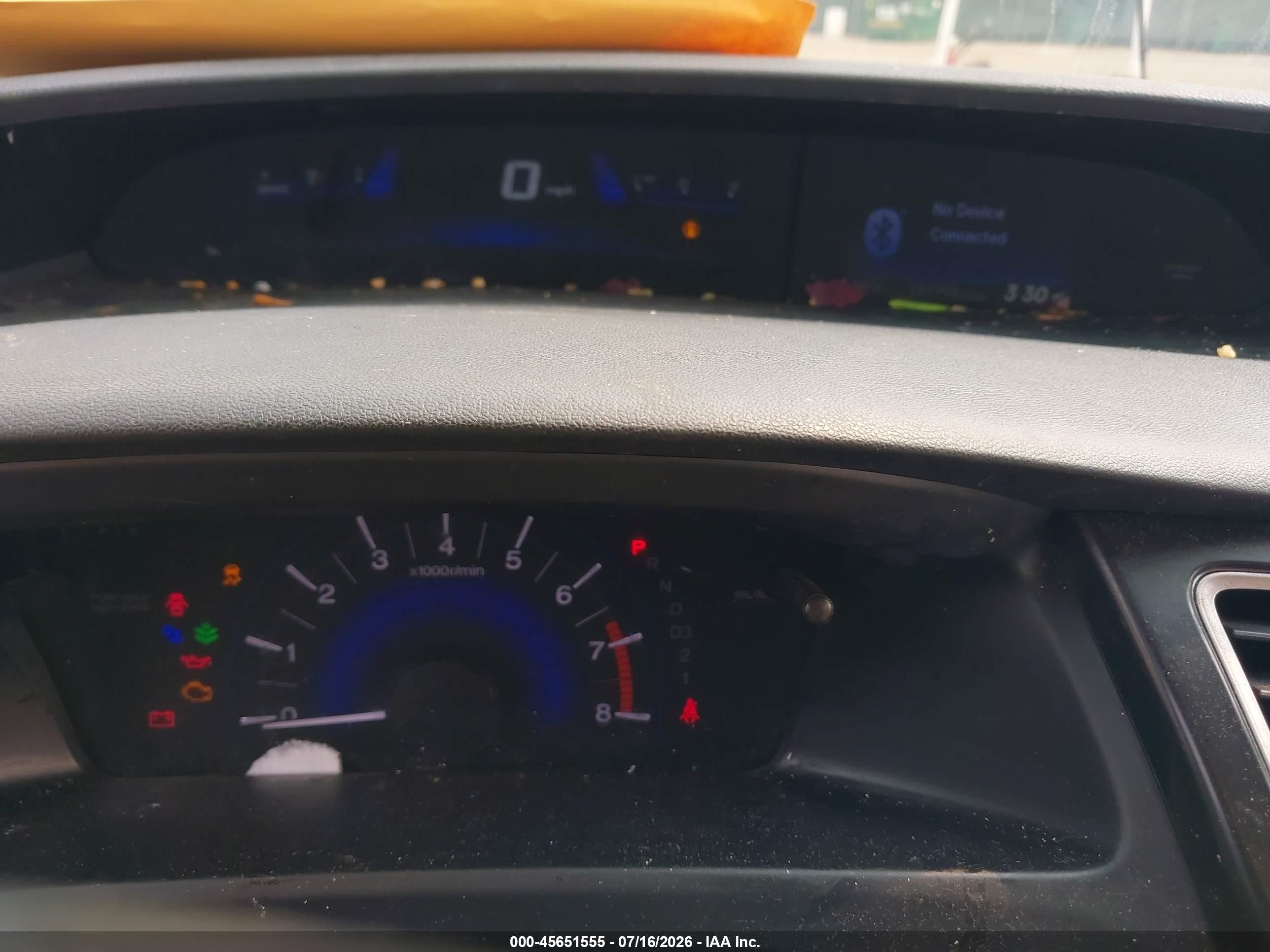 2013 Honda Civic Ex Blue vin: 19XFB2F8XDE074181