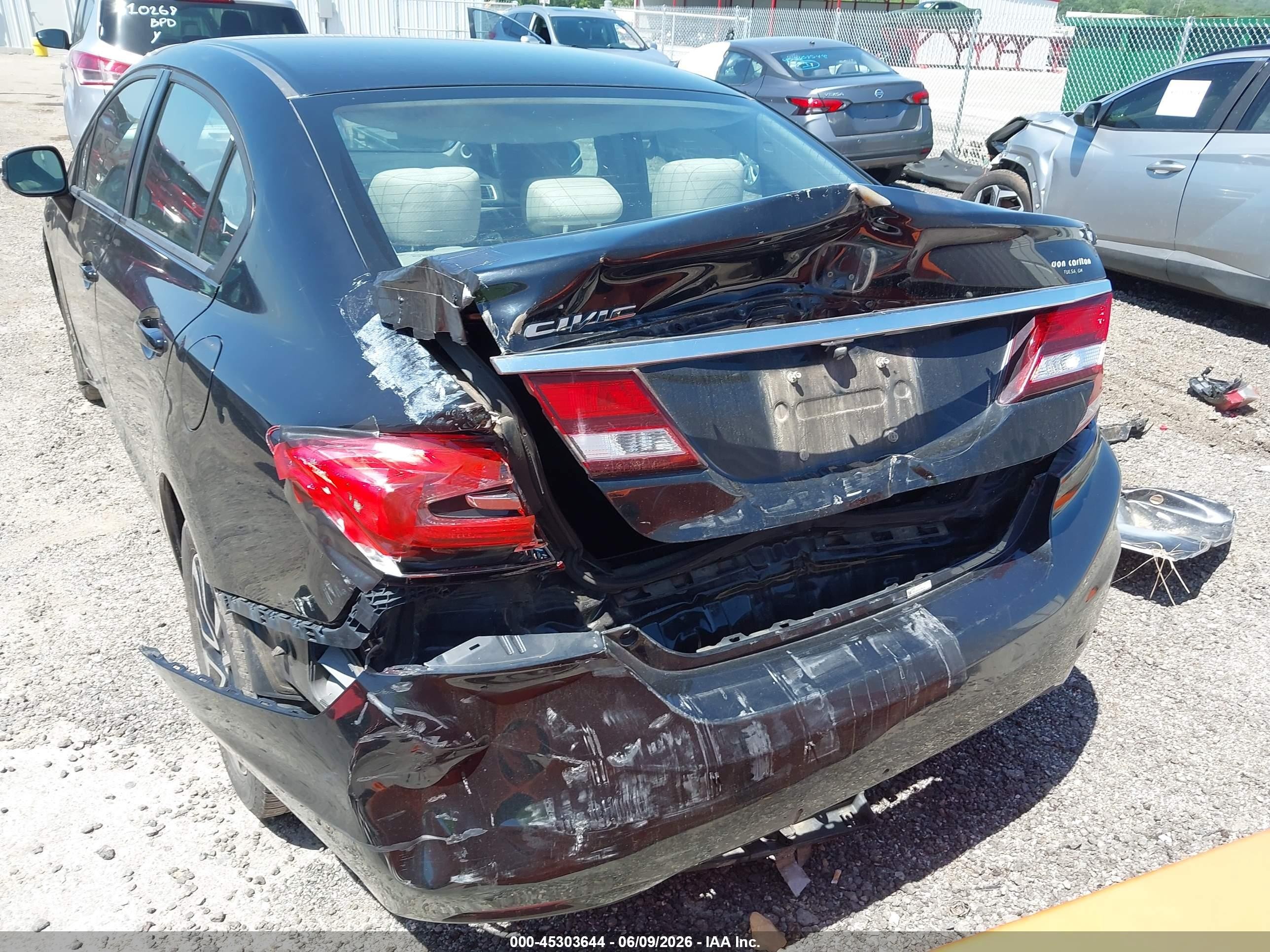 2013 Honda Civic Ex Black vin: 19XFB2F8XDE081437