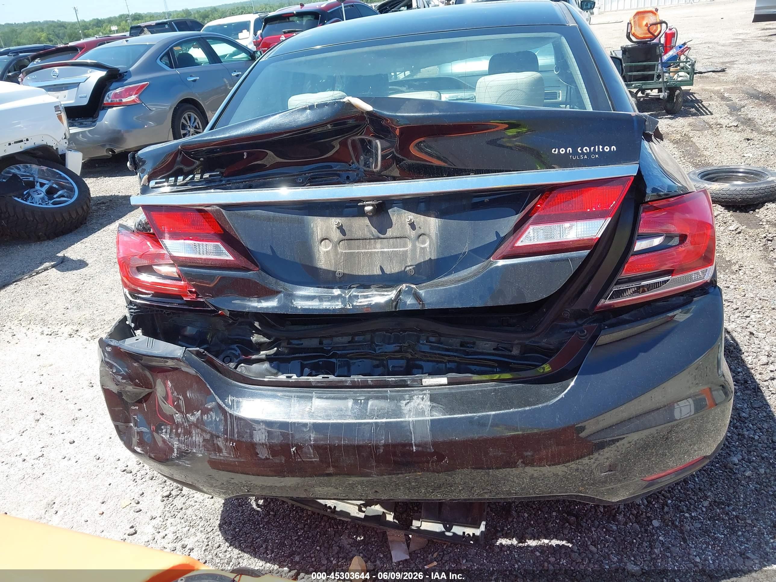 2013 Honda Civic Ex Black vin: 19XFB2F8XDE081437