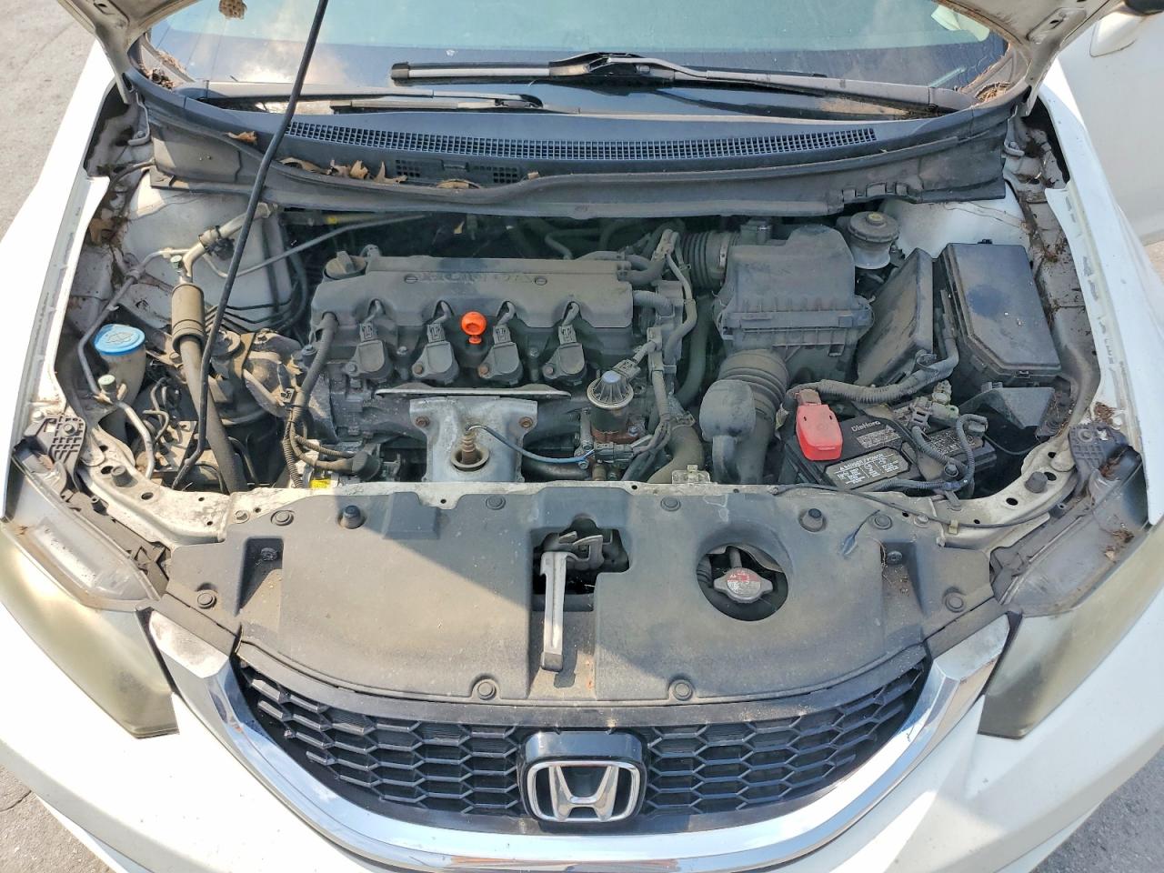 2013 Honda Civic Ex White vin: 19XFB2F8XDE090705