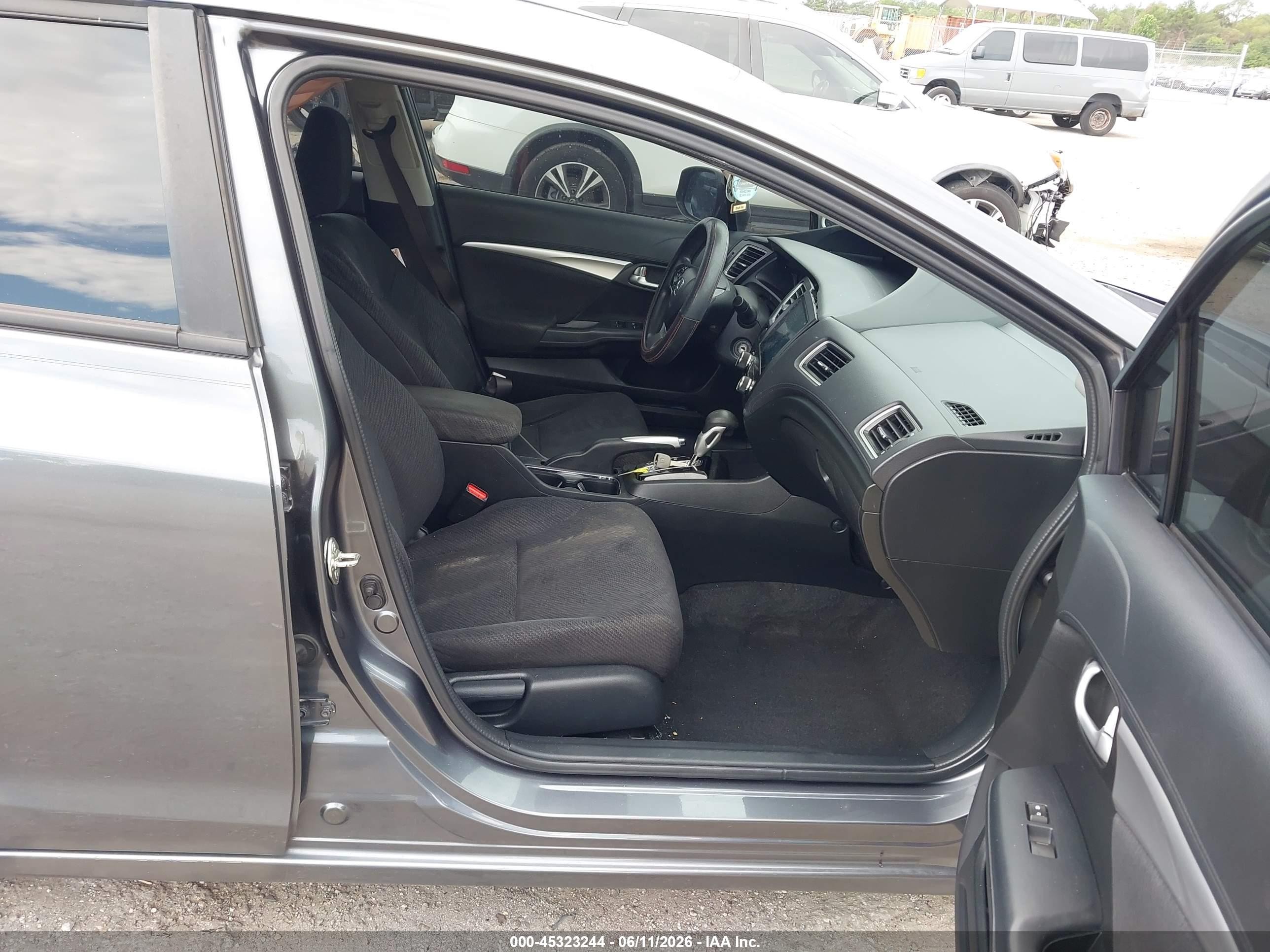 2013 Honda Civic Ex Gray vin: 19XFB2F8XDE205108