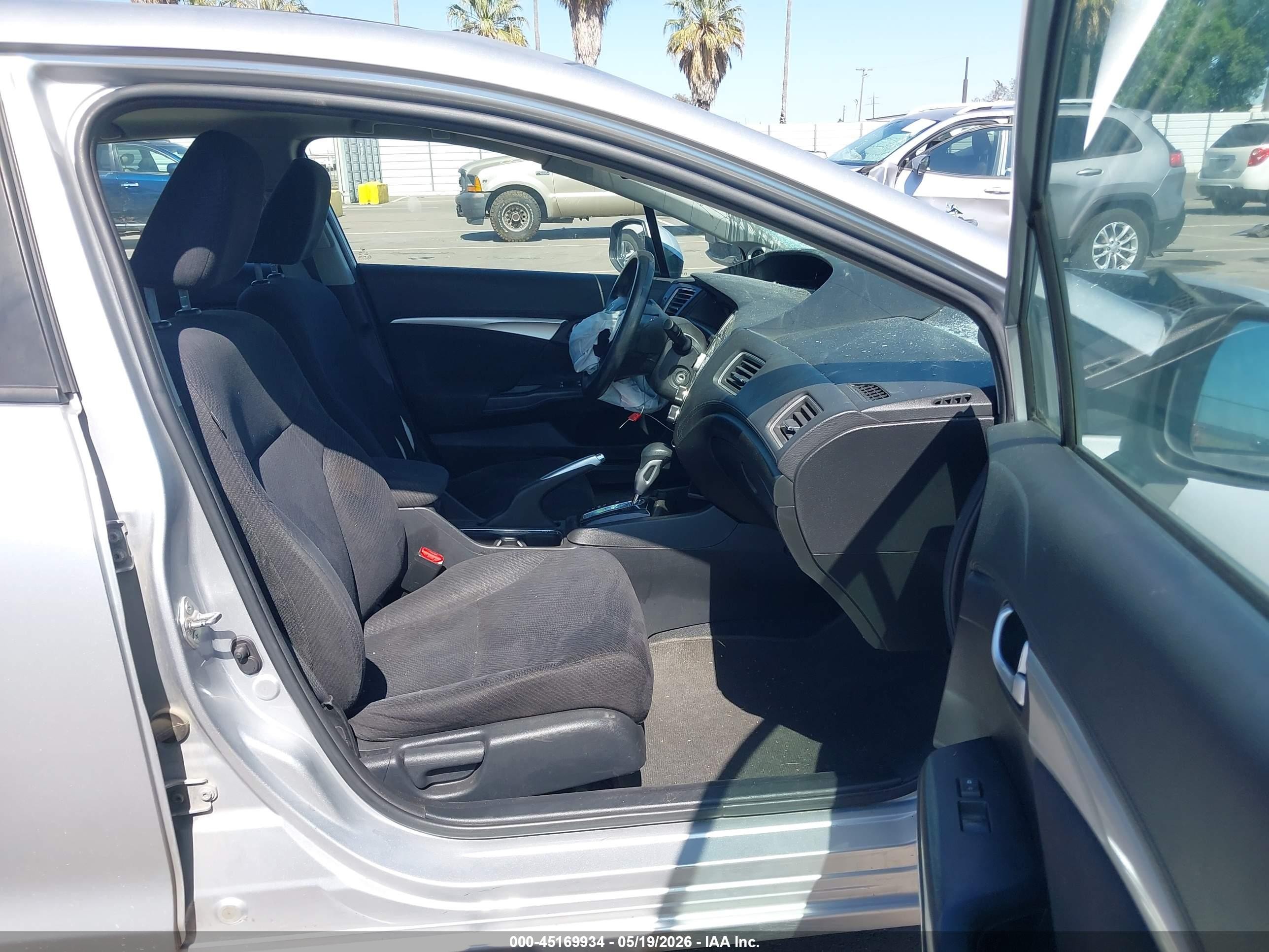 2013 Honda Civic Ex Серебряный vin: 19XFB2F8XDE208817