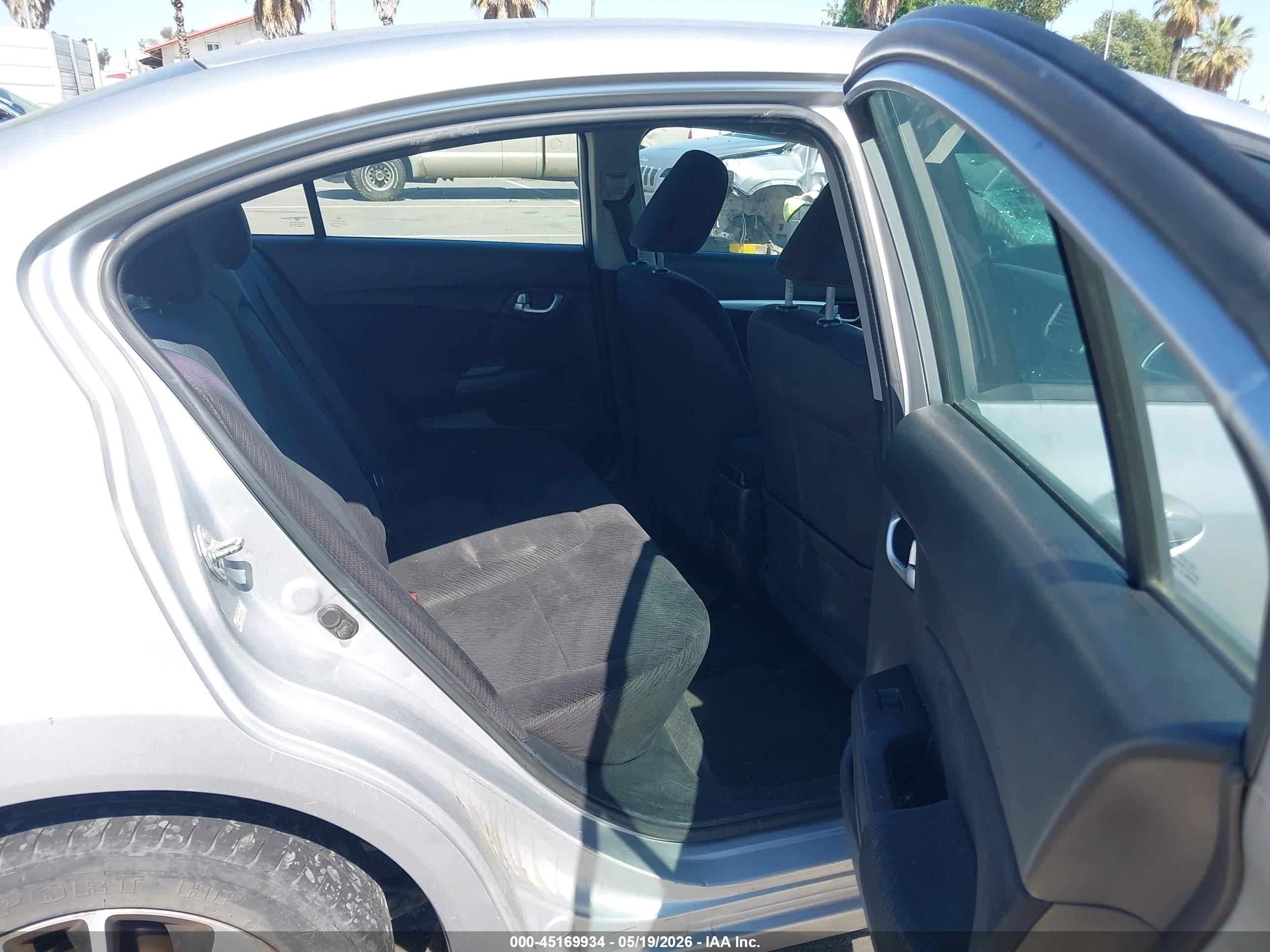 2013 Honda Civic Ex Серебряный vin: 19XFB2F8XDE208817