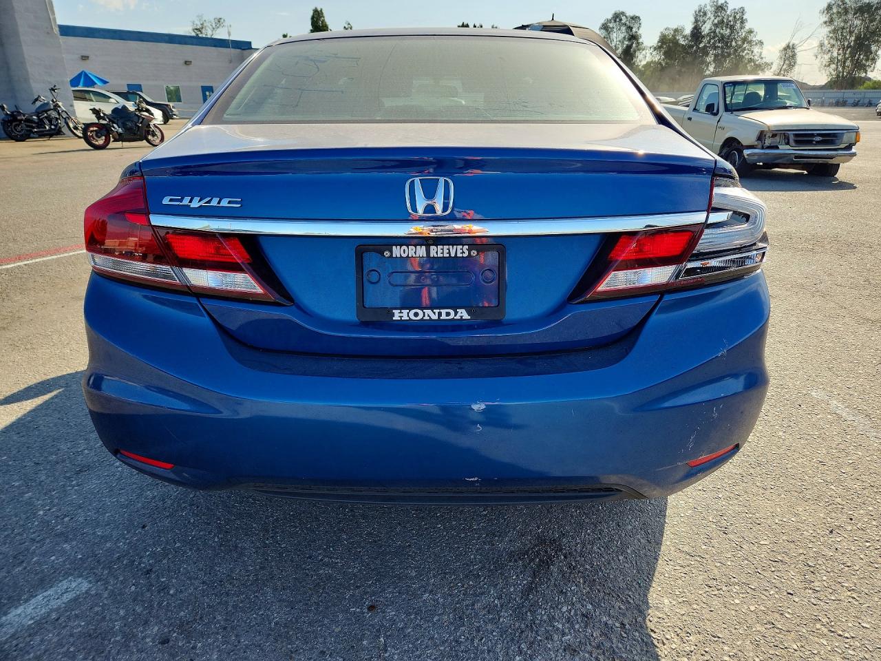 2013 Honda Civic Ex Blue vin: 19XFB2F8XDE270198