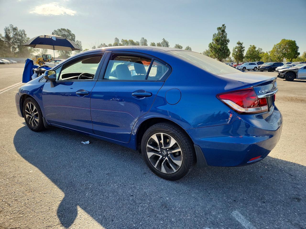 2013 Honda Civic Ex Blue vin: 19XFB2F8XDE270198