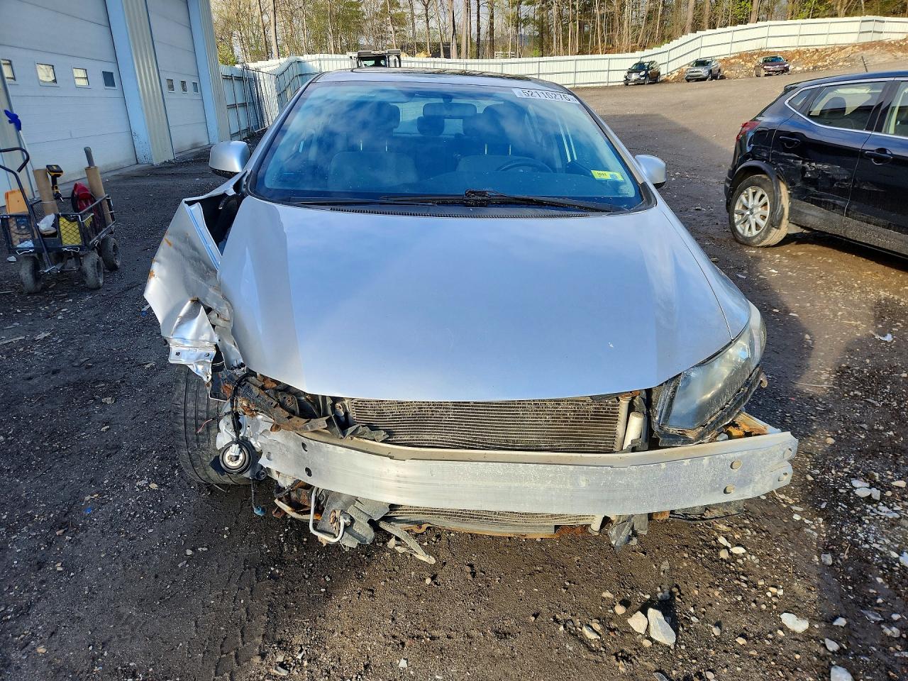2013 Honda Civic Ex Silver vin: 19XFB2F8XDE278169
