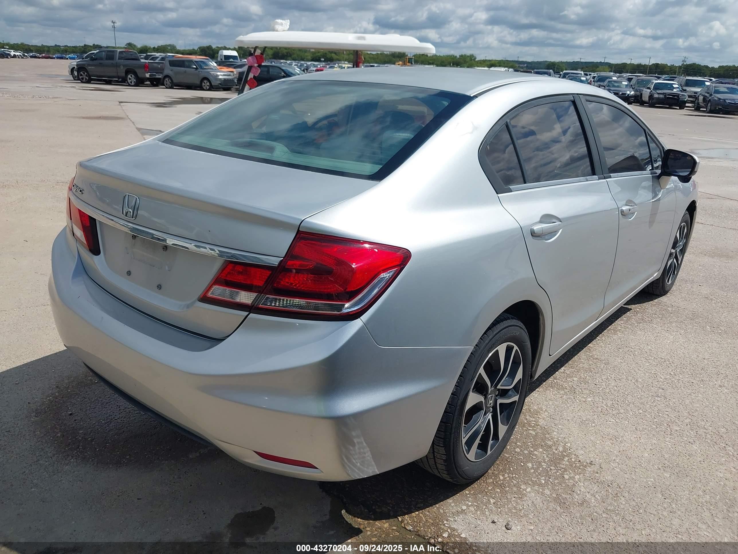 2014 Honda Civic Ex Silver vin: 19XFB2F8XEE016119