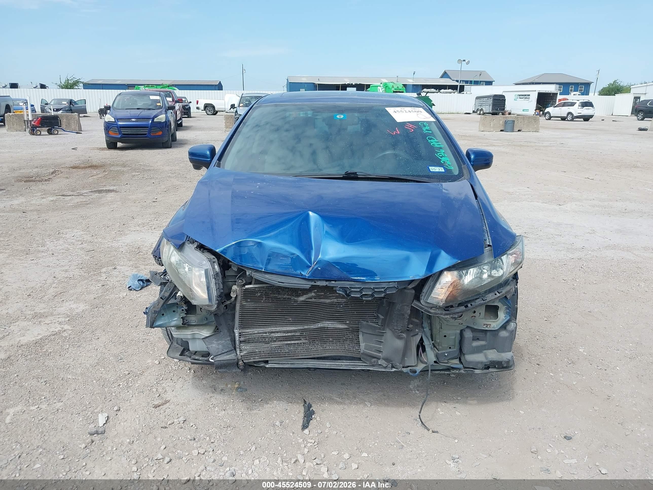 2014 Honda Civic Ex Blue vin: 19XFB2F8XEE038962