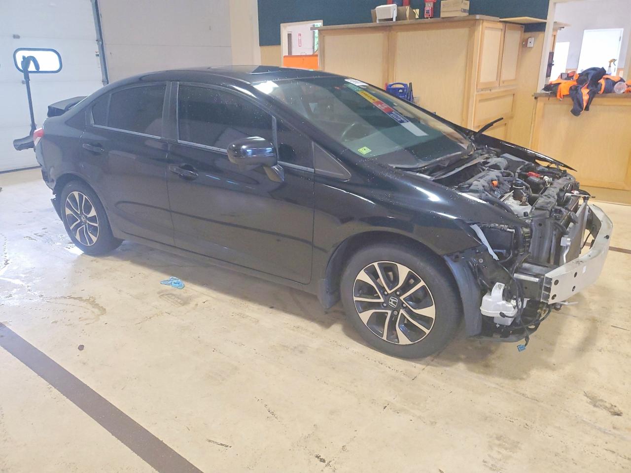 2014 Honda Civic Ex Black vin: 19XFB2F8XEE052280