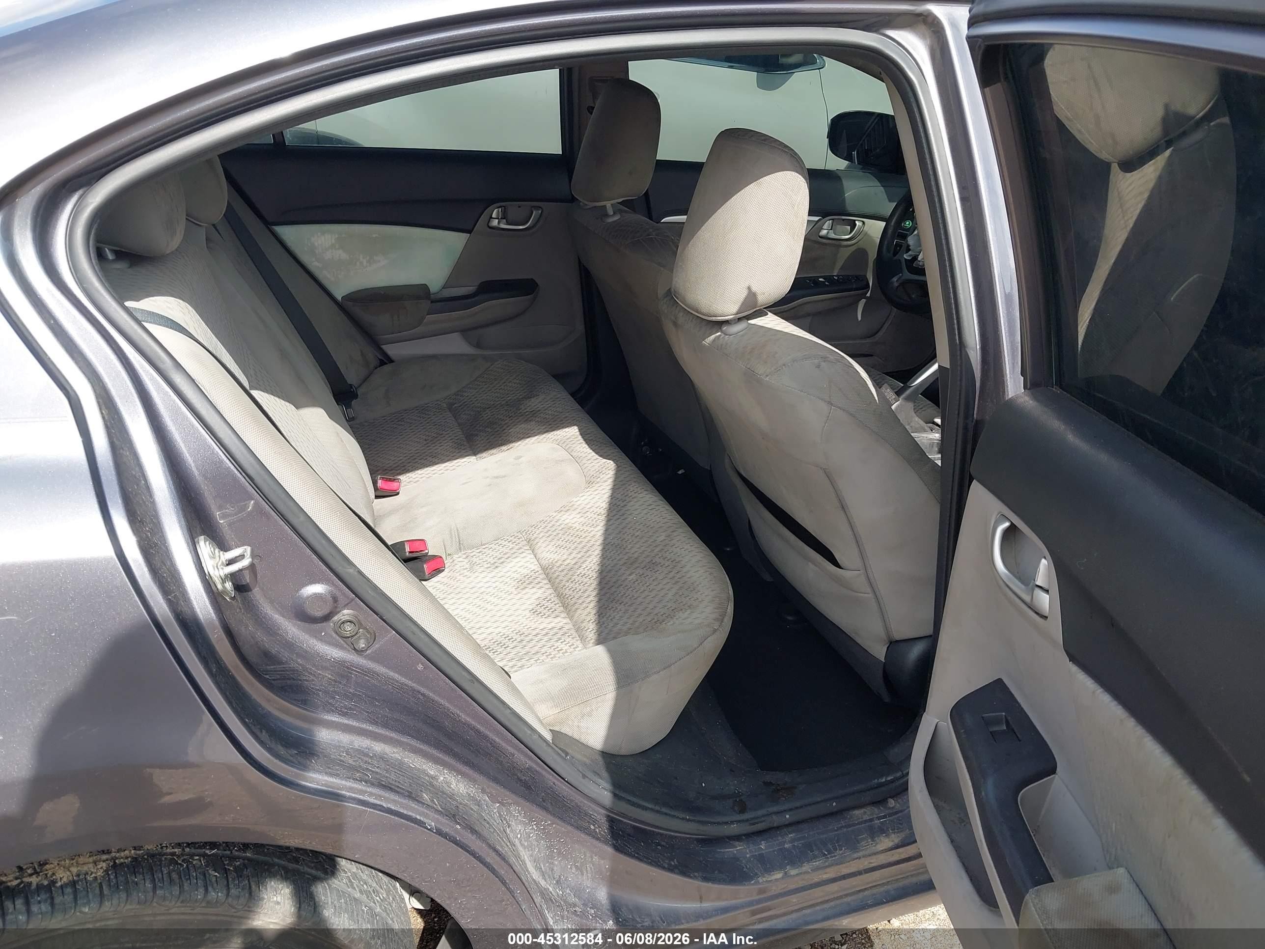 2014 Honda Civic Ex Gray vin: 19XFB2F8XEE060167