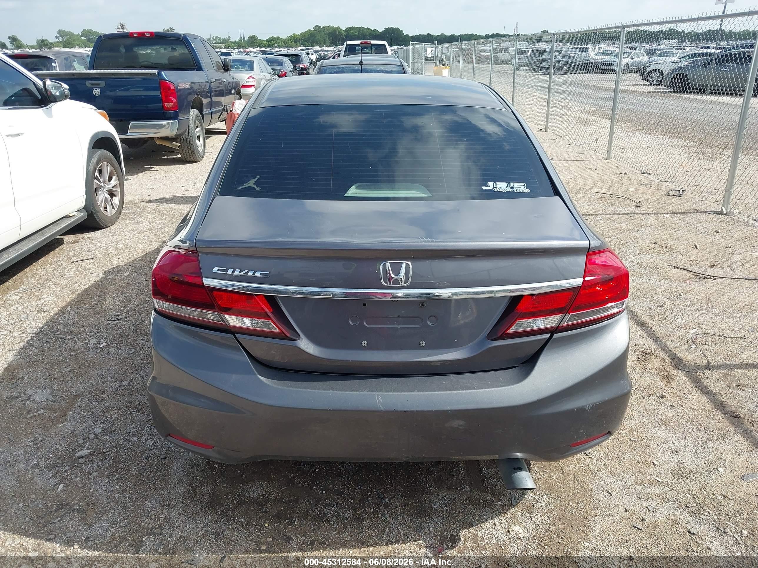 2014 Honda Civic Ex Gray vin: 19XFB2F8XEE060167