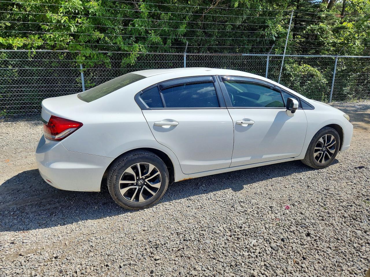 2014 Honda Civic Ex White vin: 19XFB2F8XEE060430