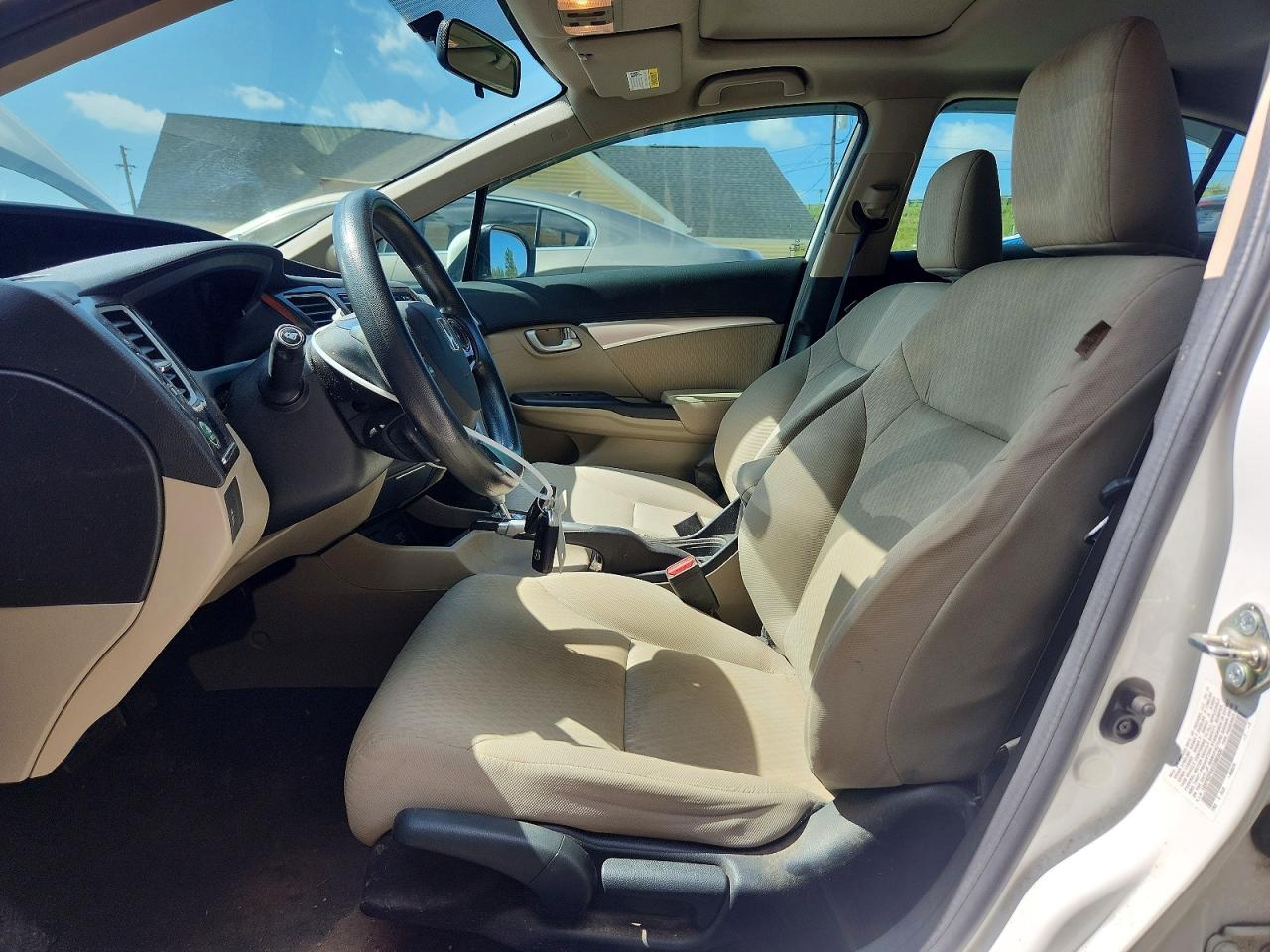 2014 Honda Civic Ex White vin: 19XFB2F8XEE060430