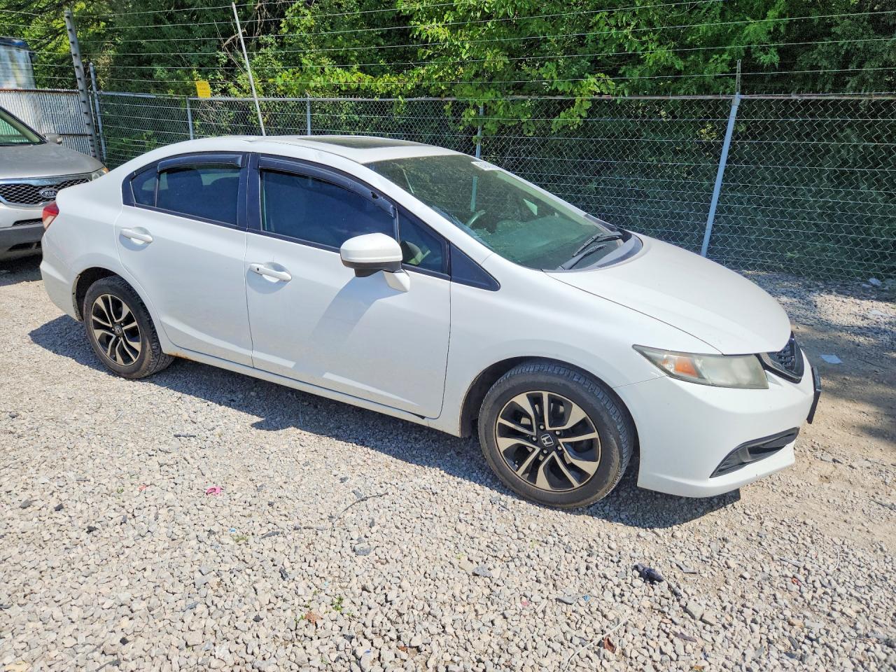 2014 Honda Civic Ex White vin: 19XFB2F8XEE060430