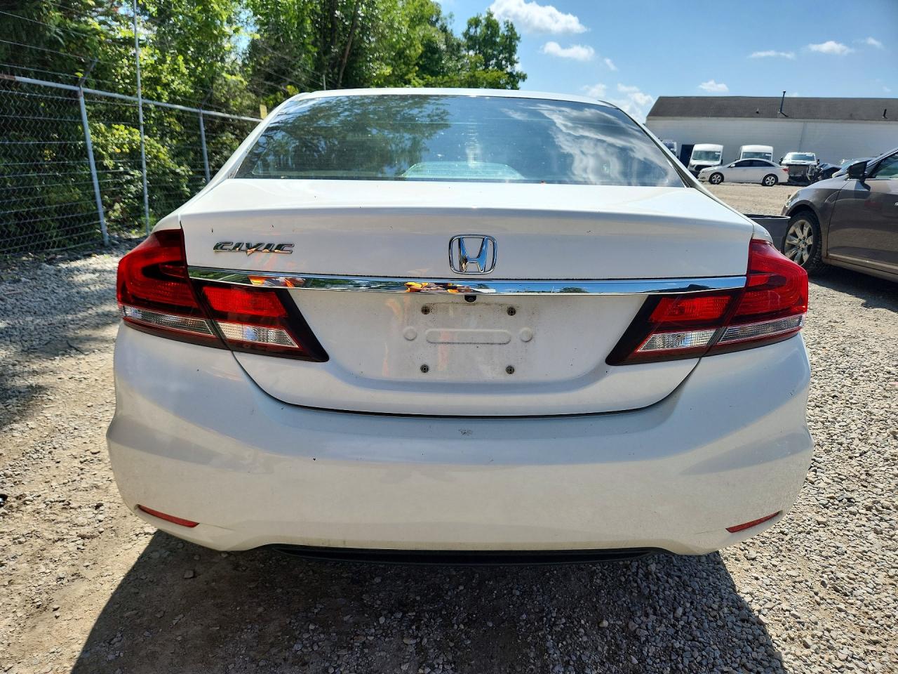 2014 Honda Civic Ex White vin: 19XFB2F8XEE060430