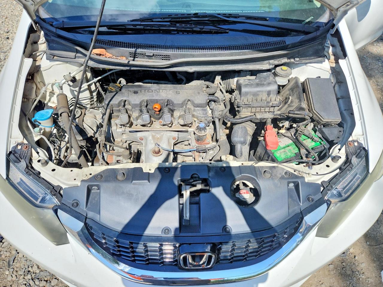 2014 Honda Civic Ex White vin: 19XFB2F8XEE060430