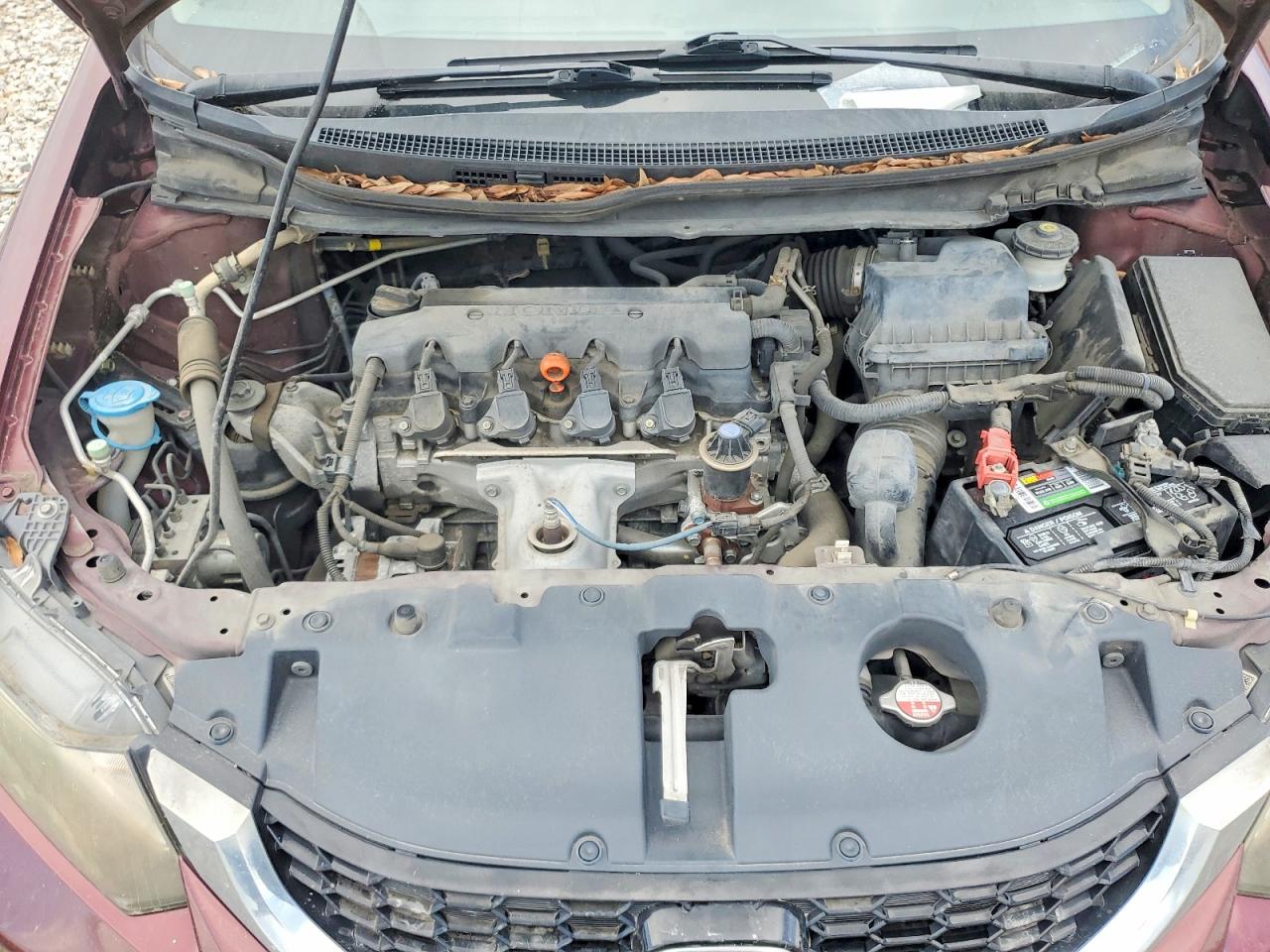 2014 Honda Civic Maroon vin: 19XFB2F8XEE073193