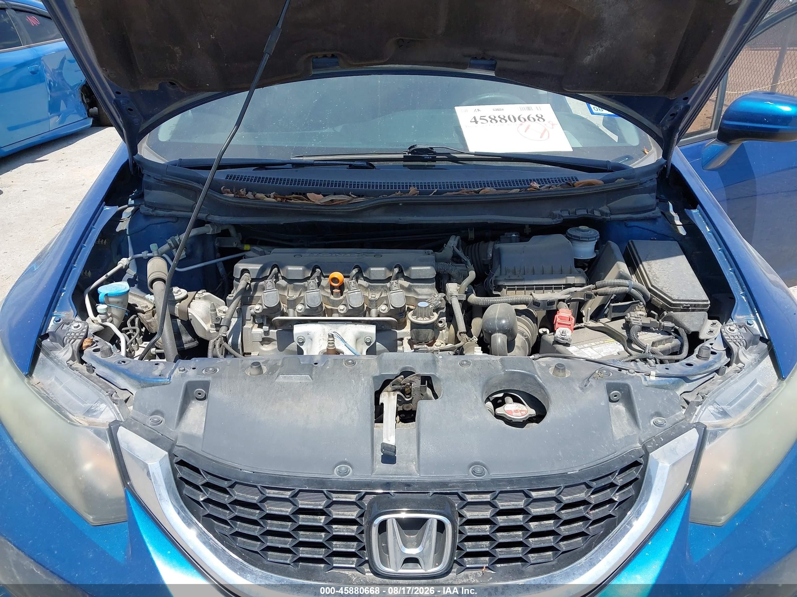 2014 Honda Civic Ex Blue vin: 19XFB2F8XEE079818