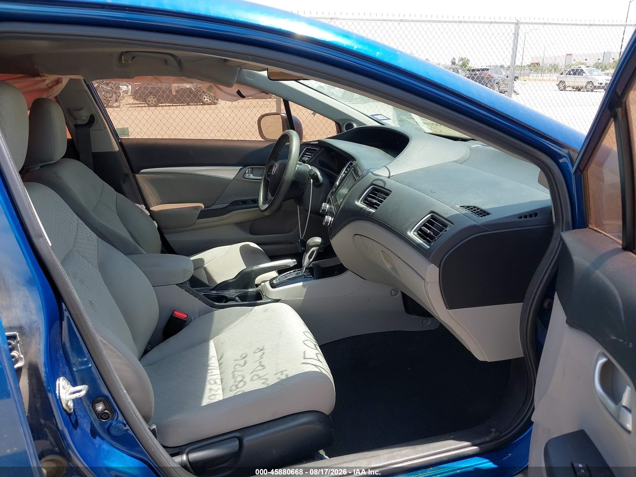 2014 Honda Civic Ex Blue vin: 19XFB2F8XEE079818