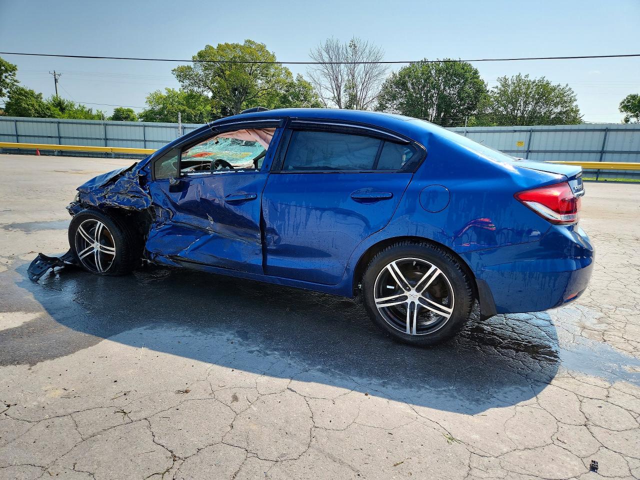 2014 Honda Civic Ex Blue vin: 19XFB2F8XEE081780