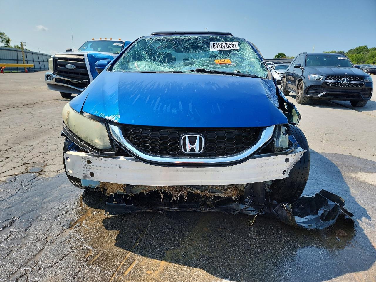 2014 Honda Civic Ex Blue vin: 19XFB2F8XEE081780