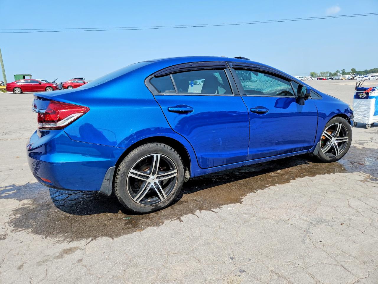 2014 Honda Civic Ex Blue vin: 19XFB2F8XEE081780
