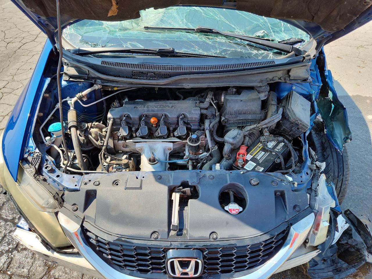 2014 Honda Civic Ex Blue vin: 19XFB2F8XEE081780