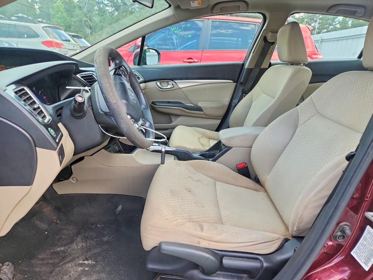2014 Honda Civic Ex Maroon vin: 19XFB2F8XEE219673