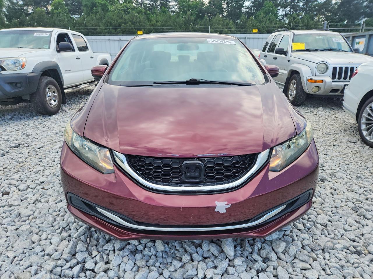2014 Honda Civic Ex Maroon vin: 19XFB2F8XEE219673