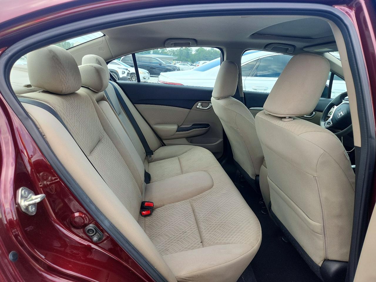 2014 Honda Civic Ex Maroon vin: 19XFB2F8XEE219673